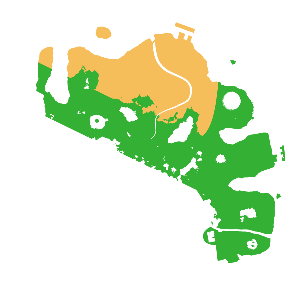 Biome Rust Map: Procedural Map, Size: 3000, Seed: 719265275