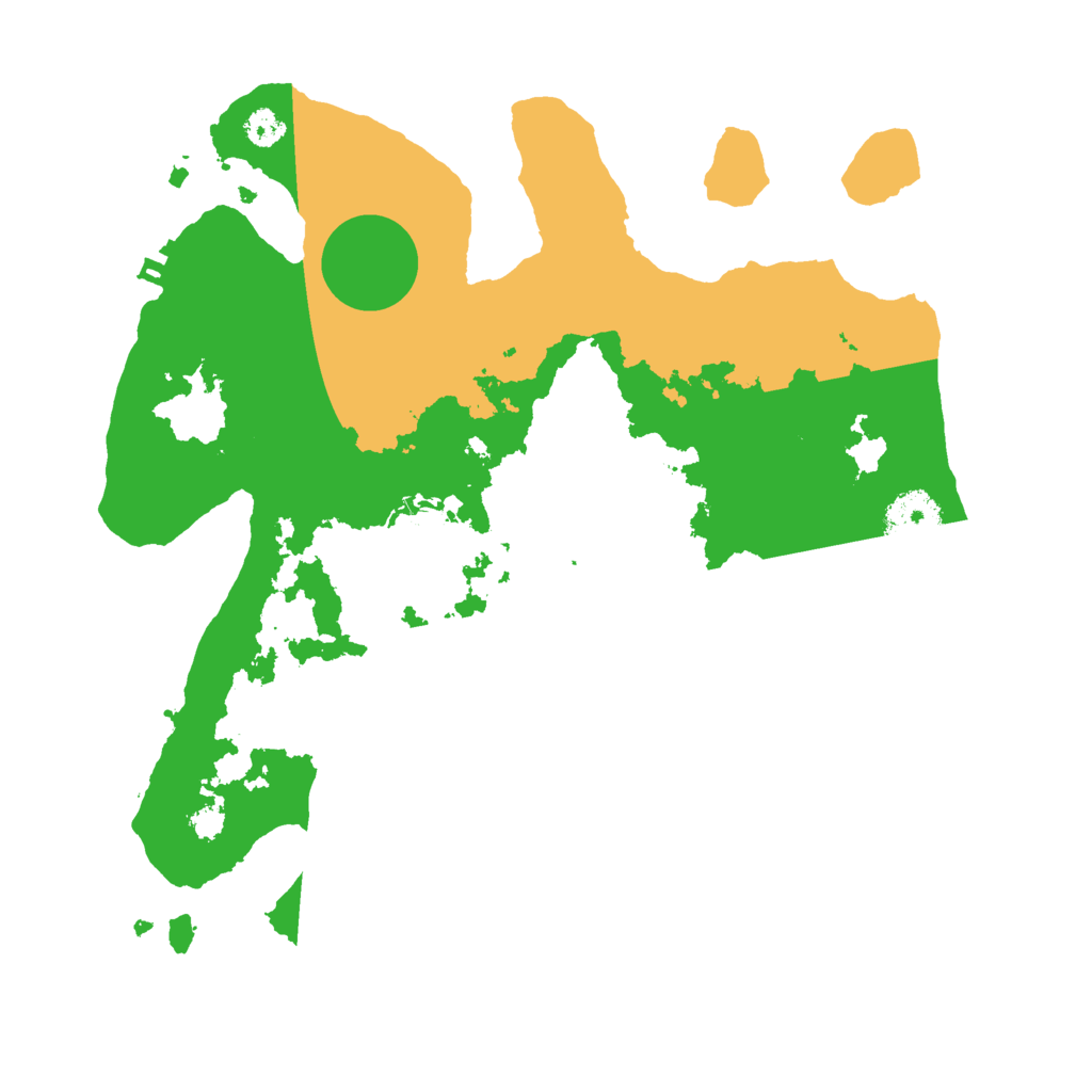 Biome Rust Map: Procedural Map, Size: 3000, Seed: 53148
