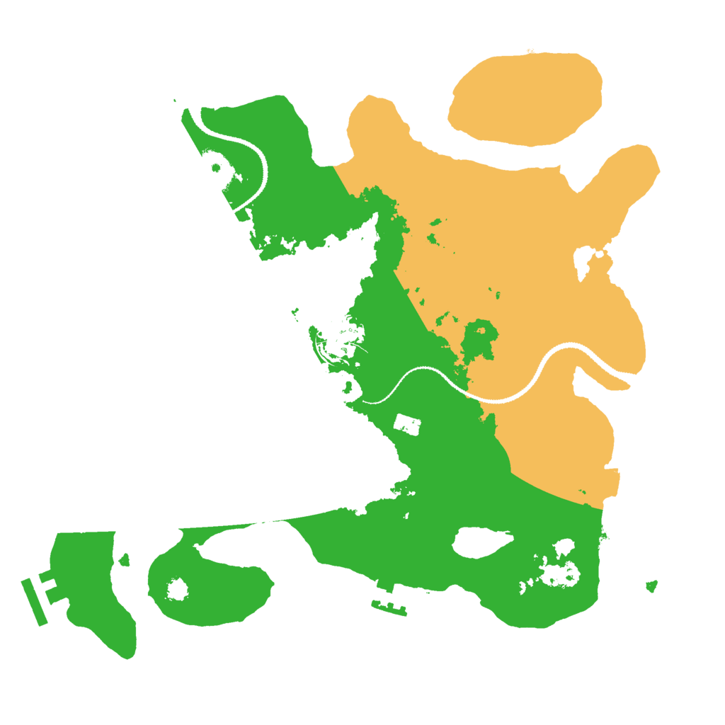 Biome Rust Map: Procedural Map, Size: 3000, Seed: 9280475