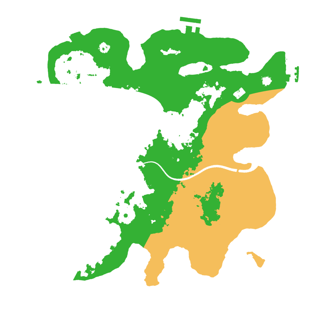 Biome Rust Map: Procedural Map, Size: 3000, Seed: 141098894