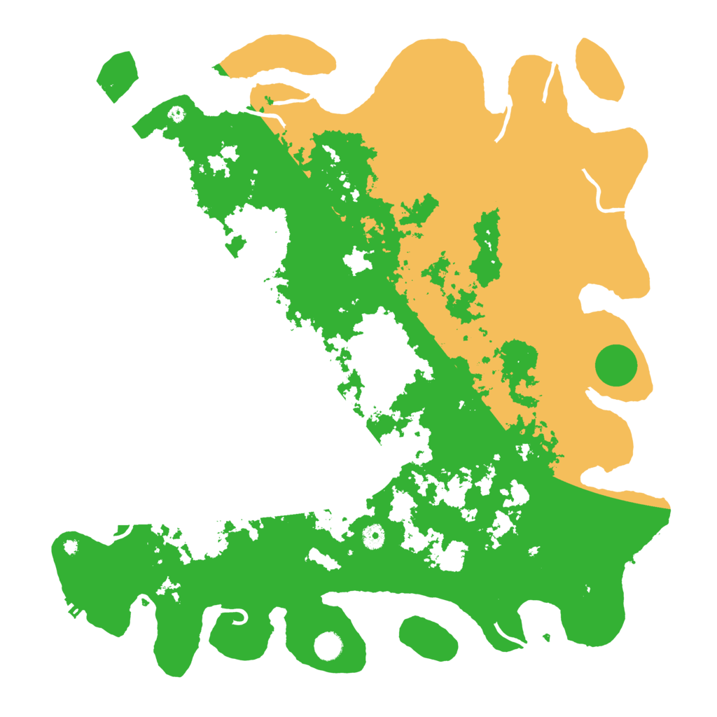 Biome Rust Map: Procedural Map, Size: 4500, Seed: 3409568