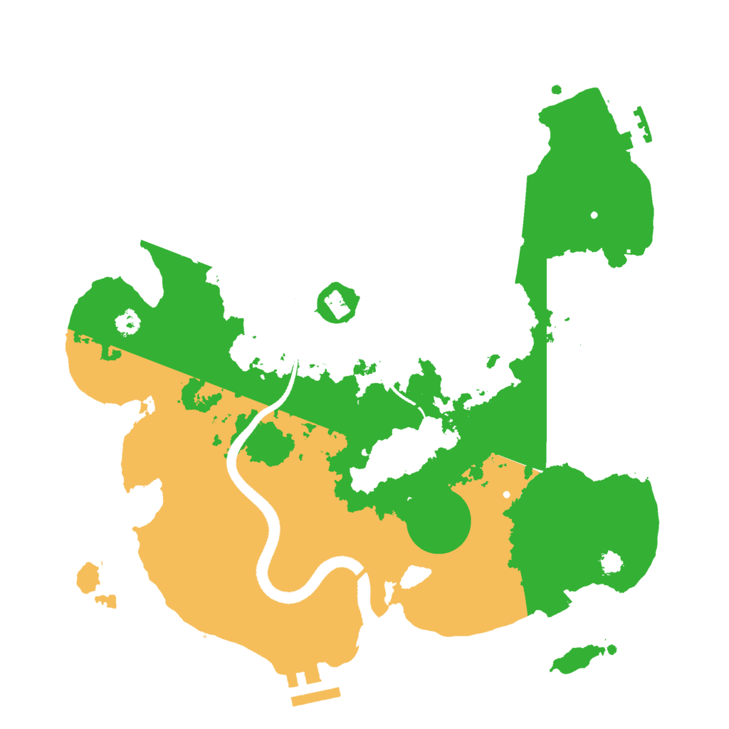 Biome Rust Map: Procedural Map, Size: 3000, Seed: 4301985