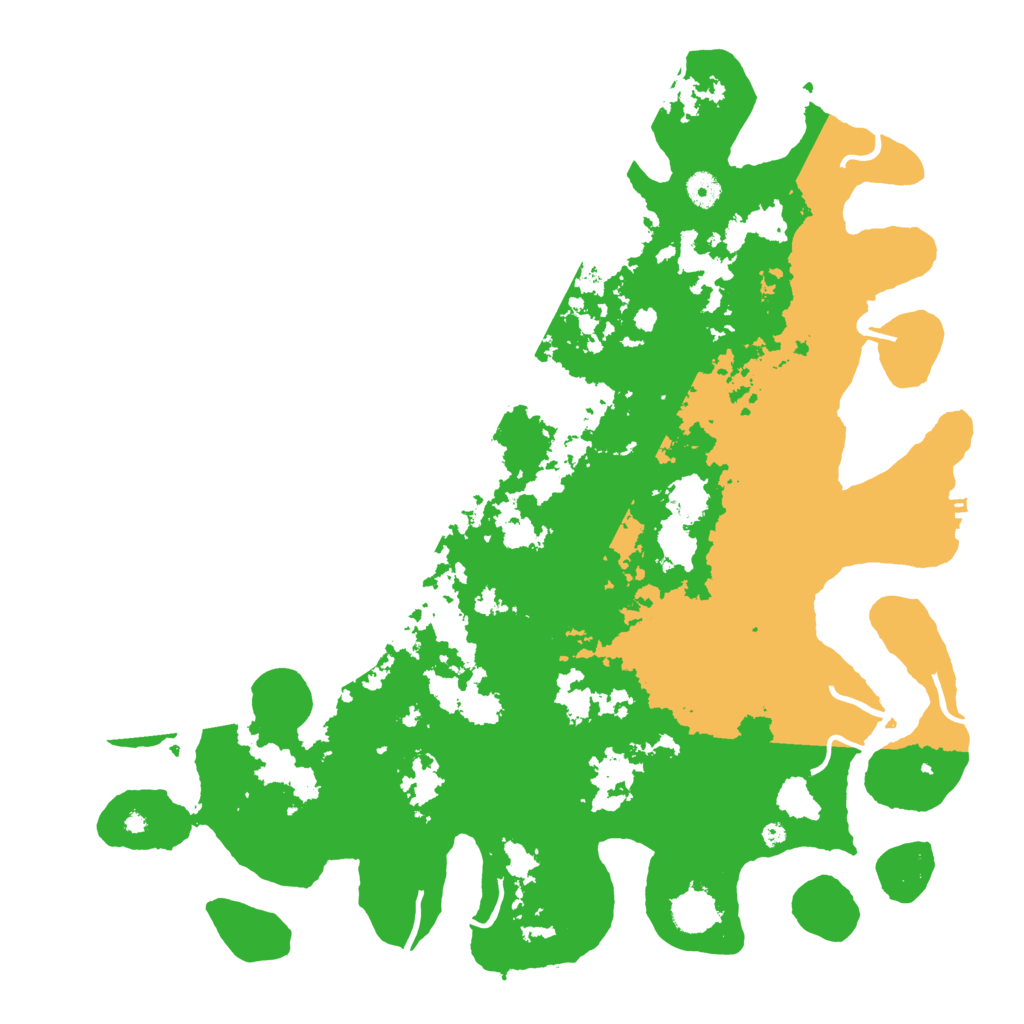 Biome Rust Map: Procedural Map, Size: 4500, Seed: 42589