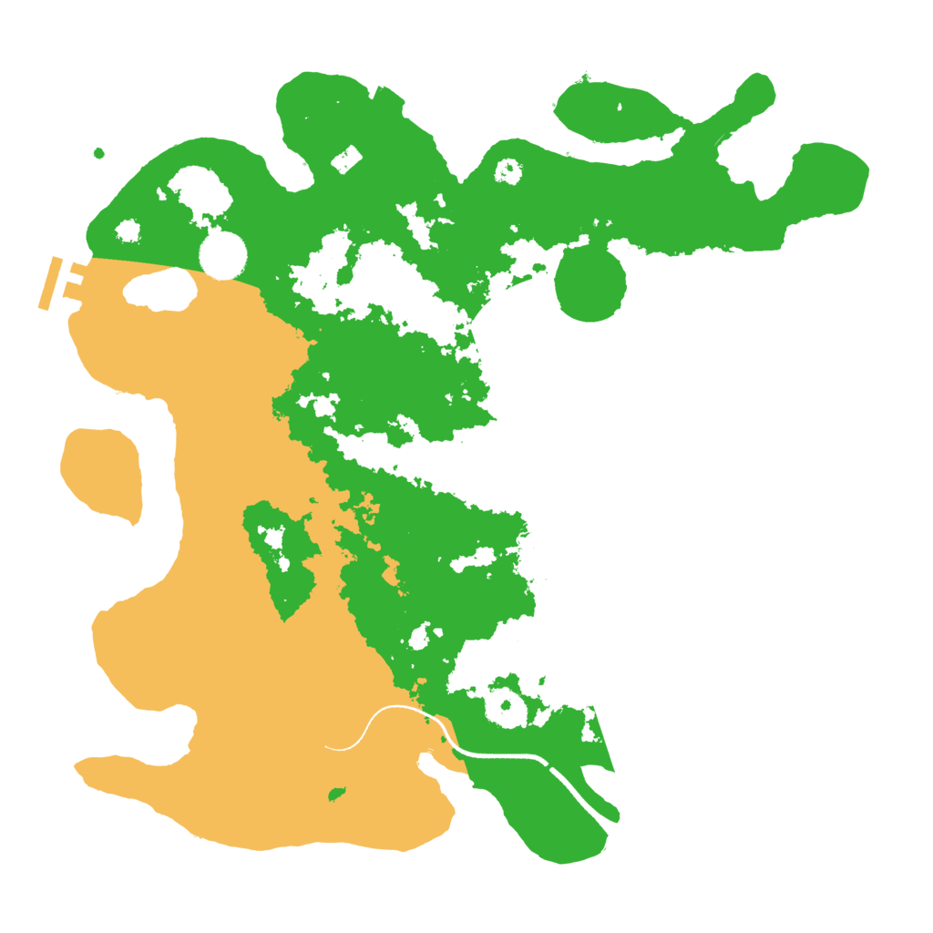 Biome Rust Map: Procedural Map, Size: 3500, Seed: 198198560