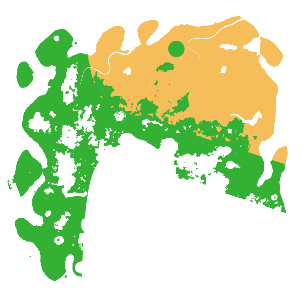 Biome Rust Map: Procedural Map, Size: 5000, Seed: 1030864769