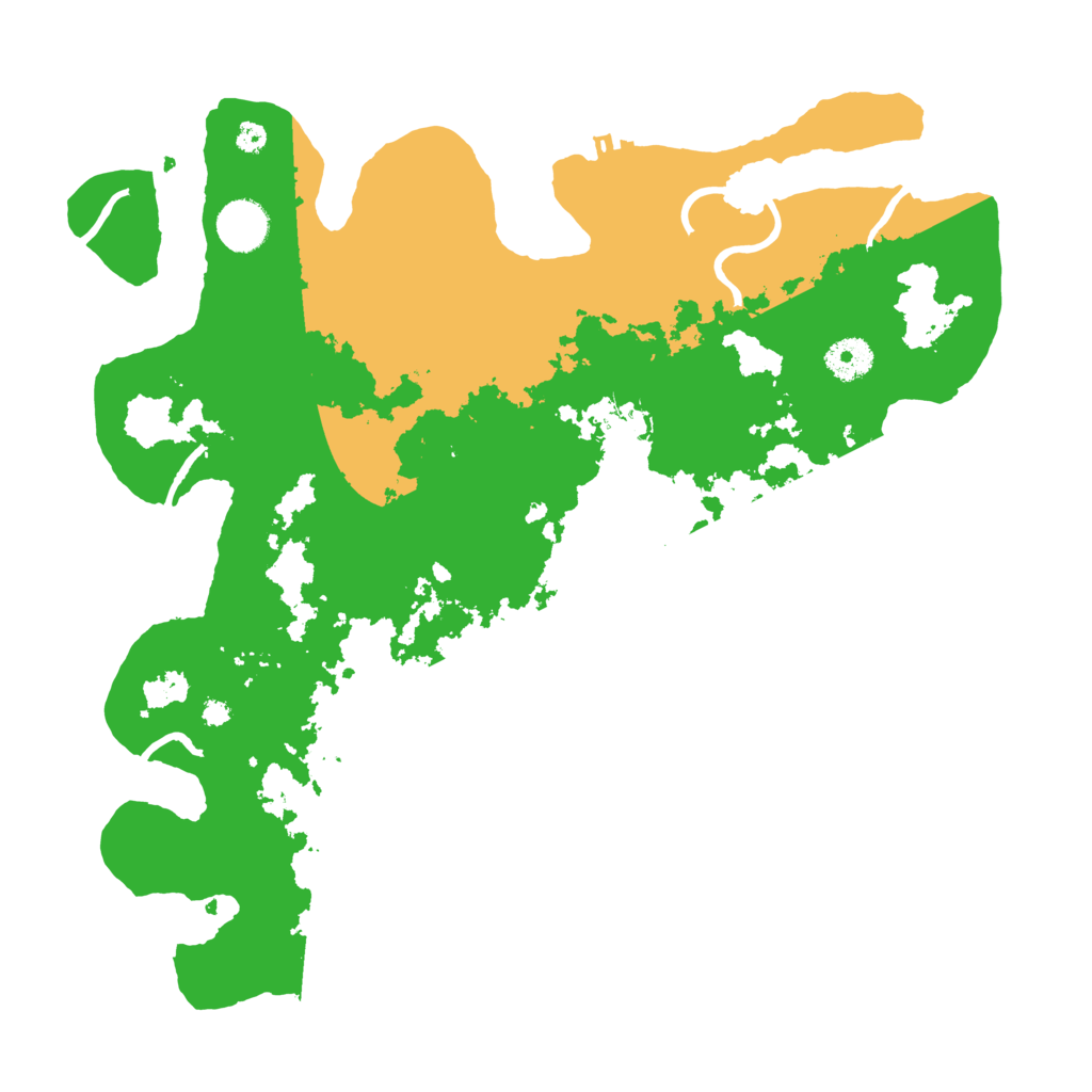 Biome Rust Map: Procedural Map, Size: 3700, Seed: 621748703
