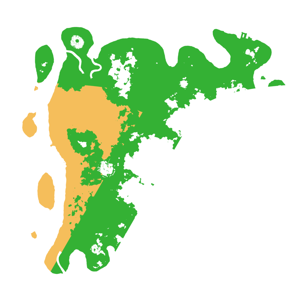 Biome Rust Map: Procedural Map, Size: 3500, Seed: 4160585