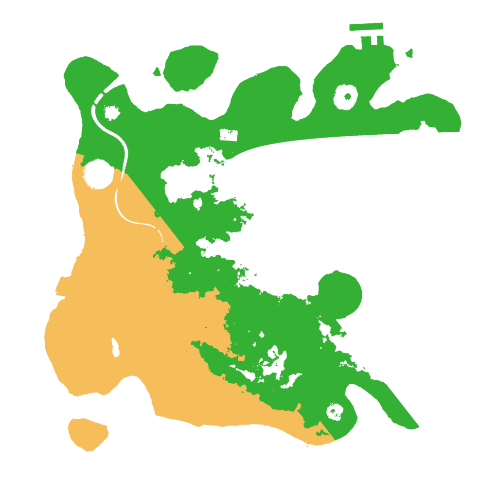 Biome Rust Map: Procedural Map, Size: 3000, Seed: 1215801895