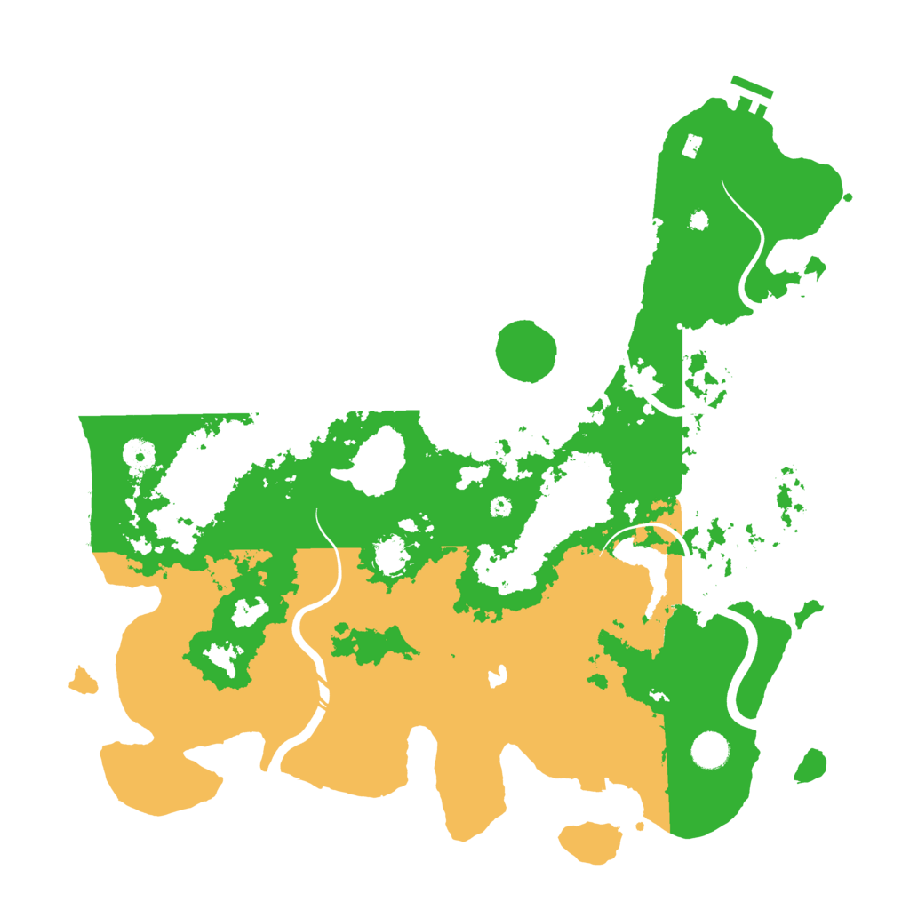 Biome Rust Map: Procedural Map, Size: 4250, Seed: 64564