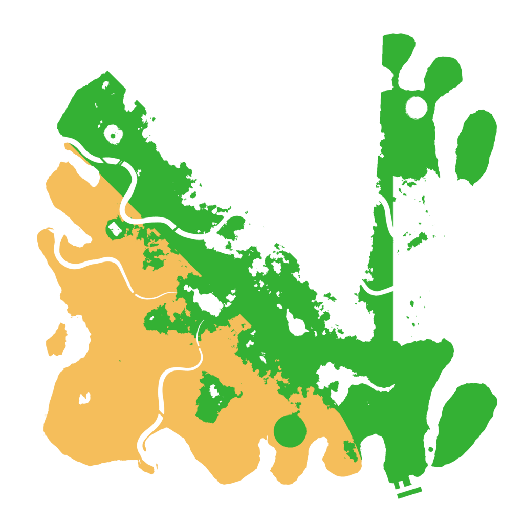 Biome Rust Map: Procedural Map, Size: 4250, Seed: 1945271852