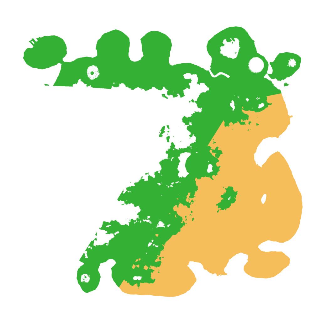 Biome Rust Map: Procedural Map, Size: 3700, Seed: 1815618489