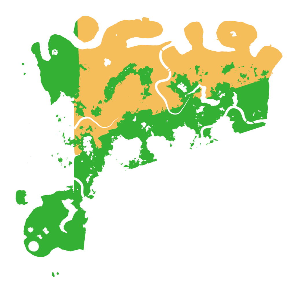 Biome Rust Map: Procedural Map, Size: 5000, Seed: 80395946
