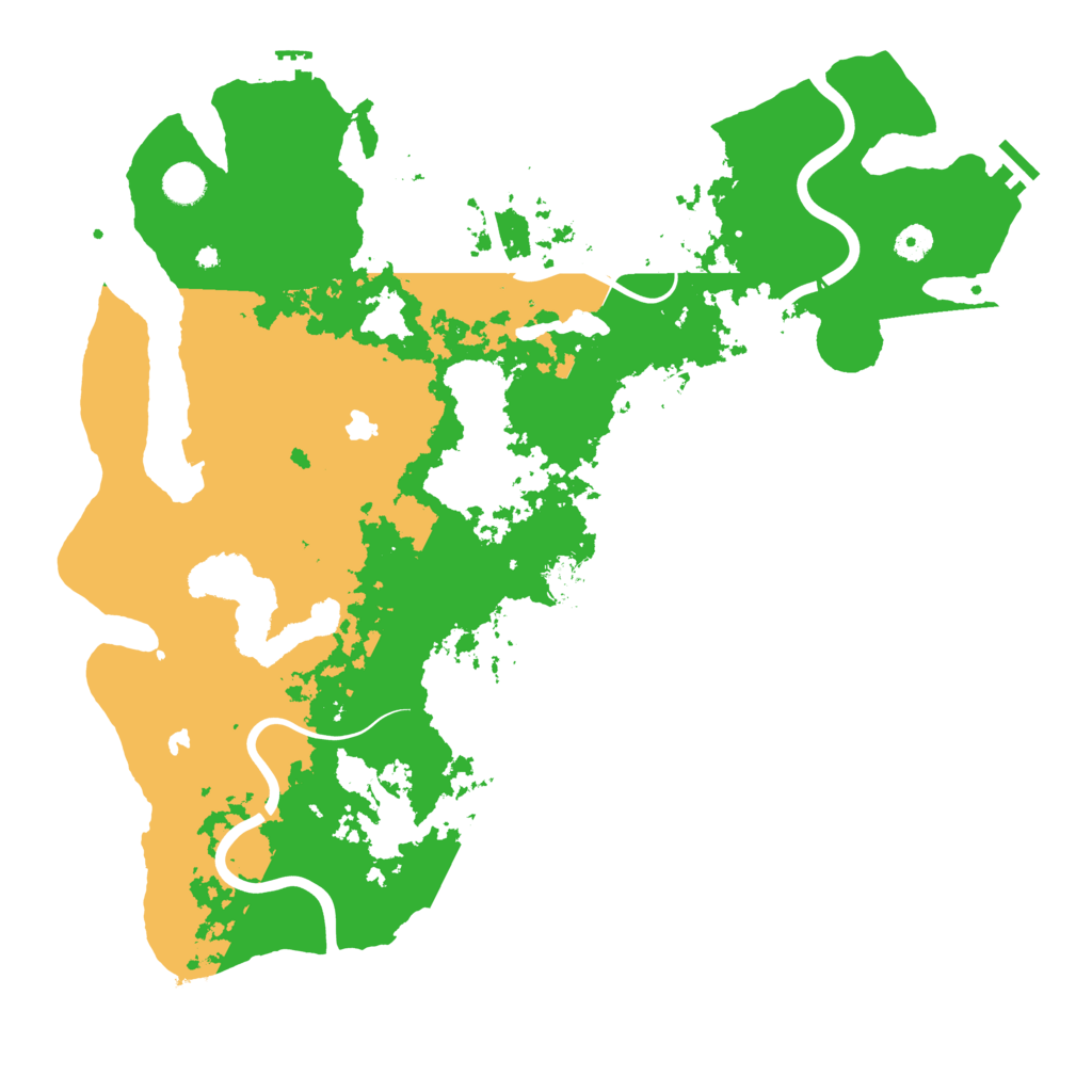 Biome Rust Map: Procedural Map, Size: 4500, Seed: 1876019829