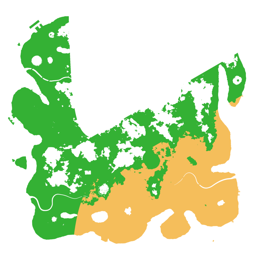Biome Rust Map: Procedural Map, Size: 4500, Seed: 976