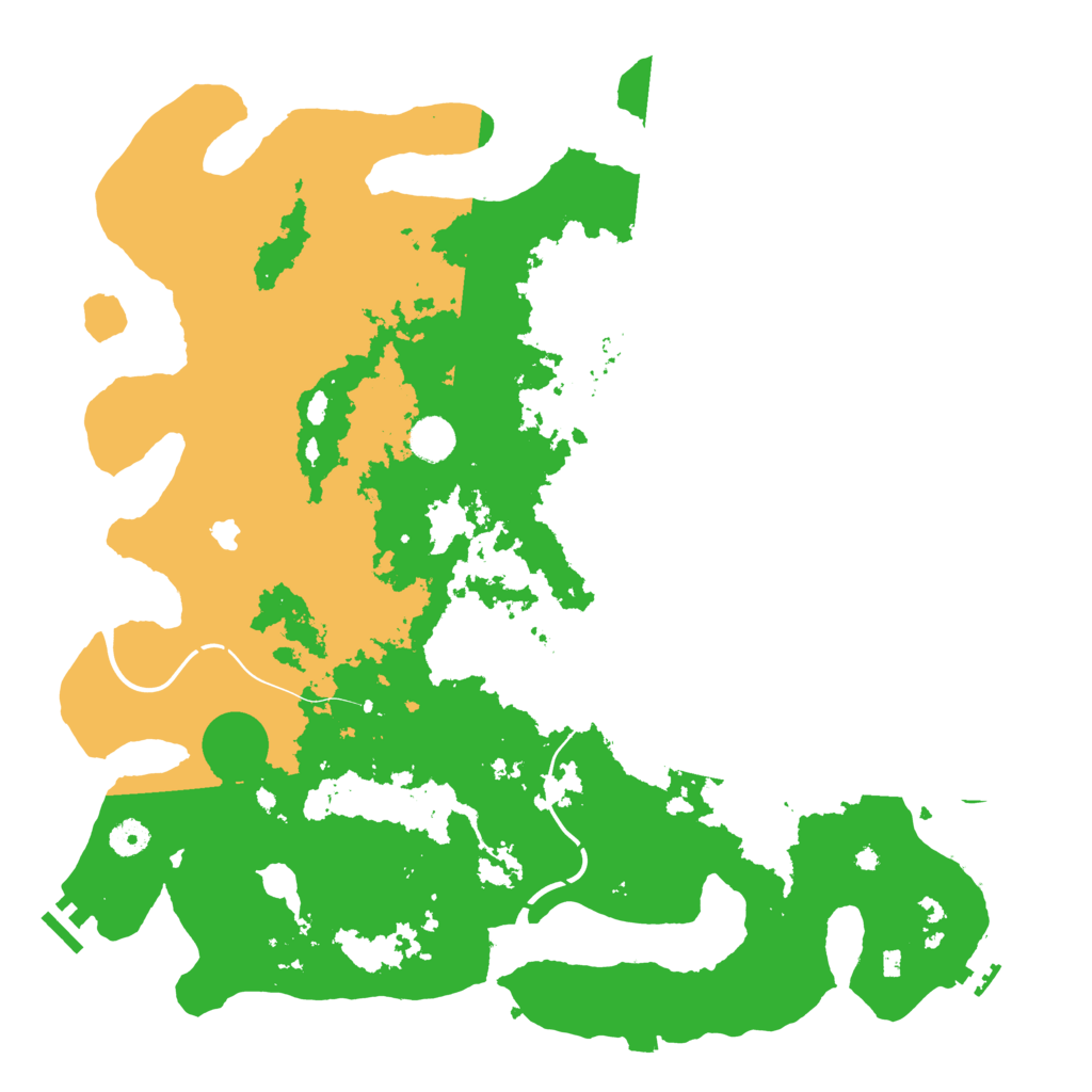 Biome Rust Map: Procedural Map, Size: 4350, Seed: 3673211