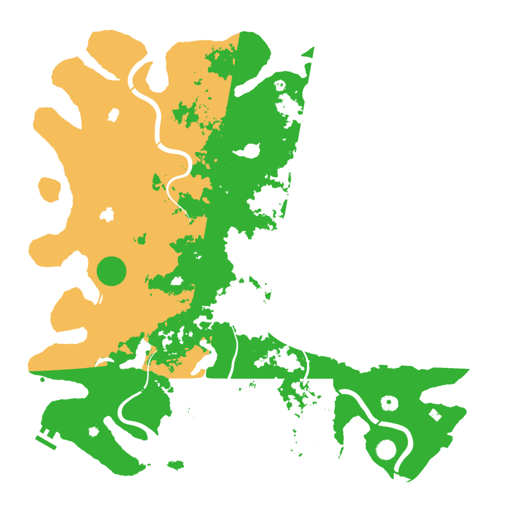 Biome Rust Map: Procedural Map, Size: 4500, Seed: 958629935