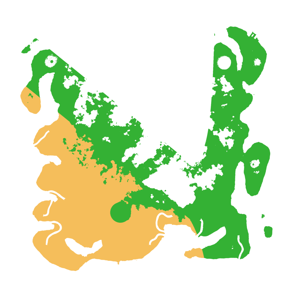 Biome Rust Map: Procedural Map, Size: 3800, Seed: 41551780