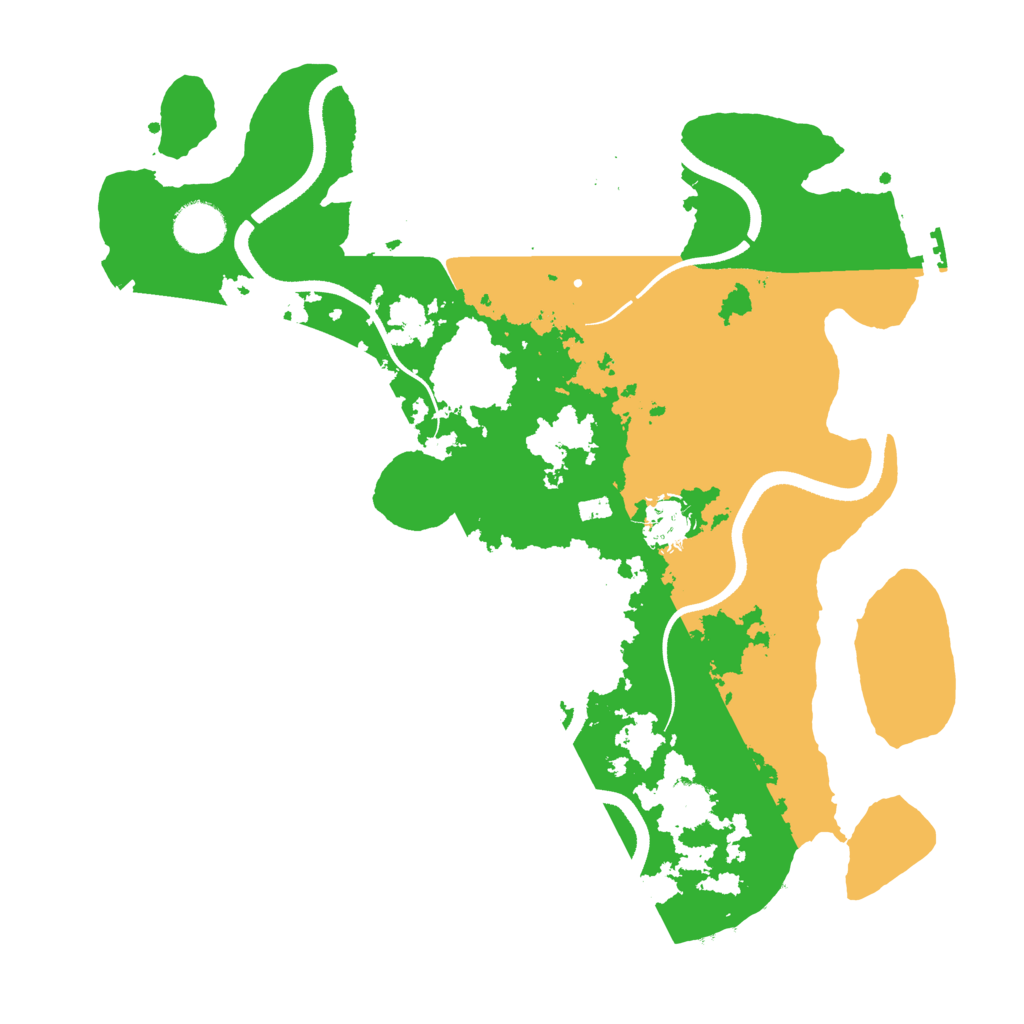Biome Rust Map: Procedural Map, Size: 3500, Seed: 8589063