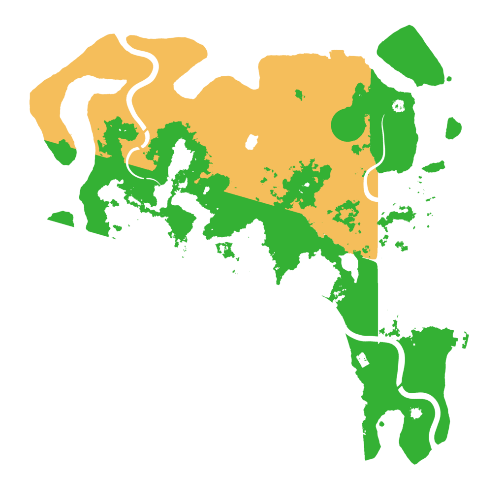 Biome Rust Map: Procedural Map, Size: 4000, Seed: 1212291176