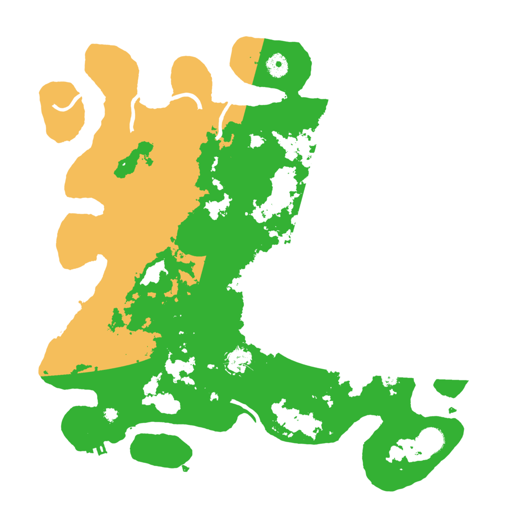 Biome Rust Map: Procedural Map, Size: 3500, Seed: 7547