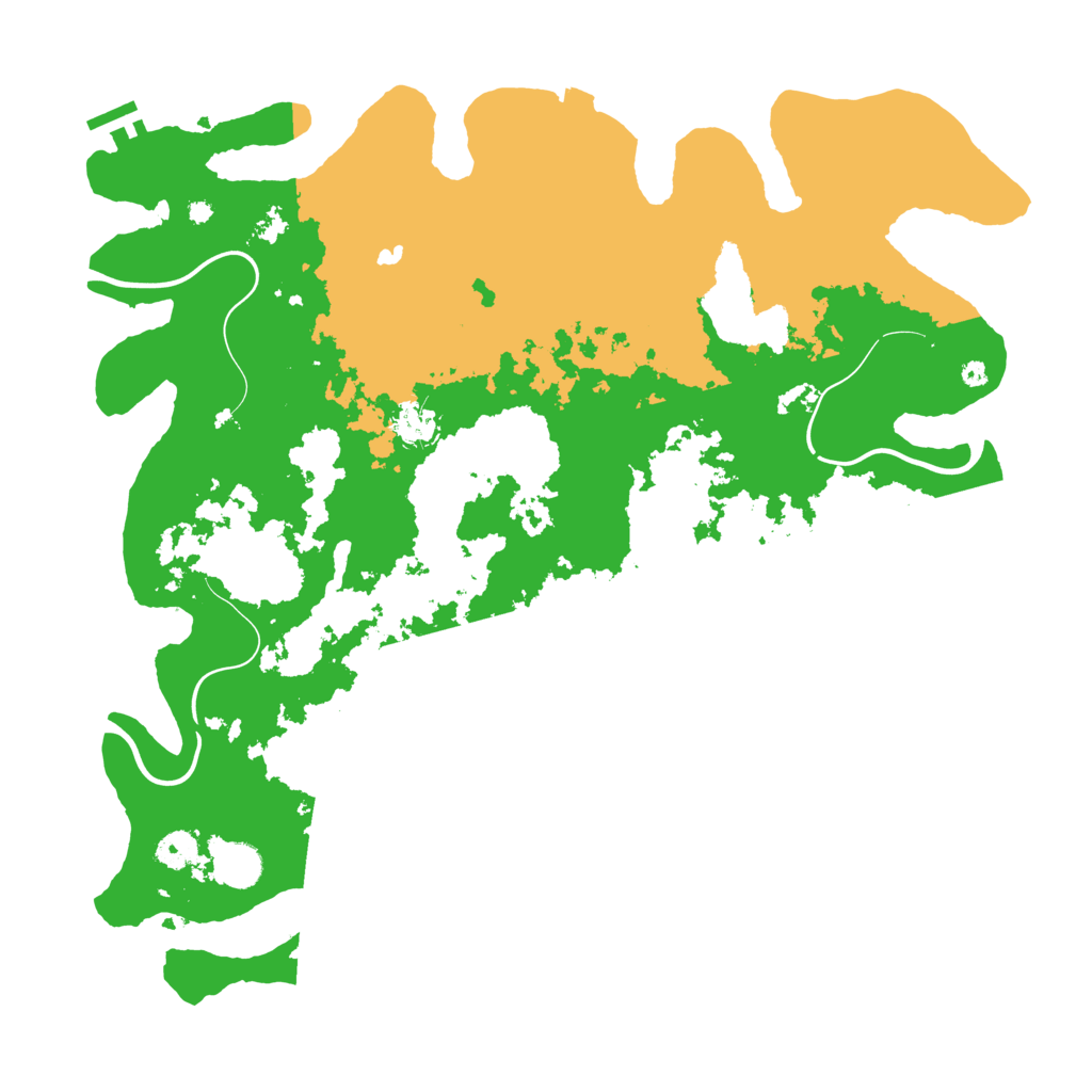 Biome Rust Map: Procedural Map, Size: 4250, Seed: 6206