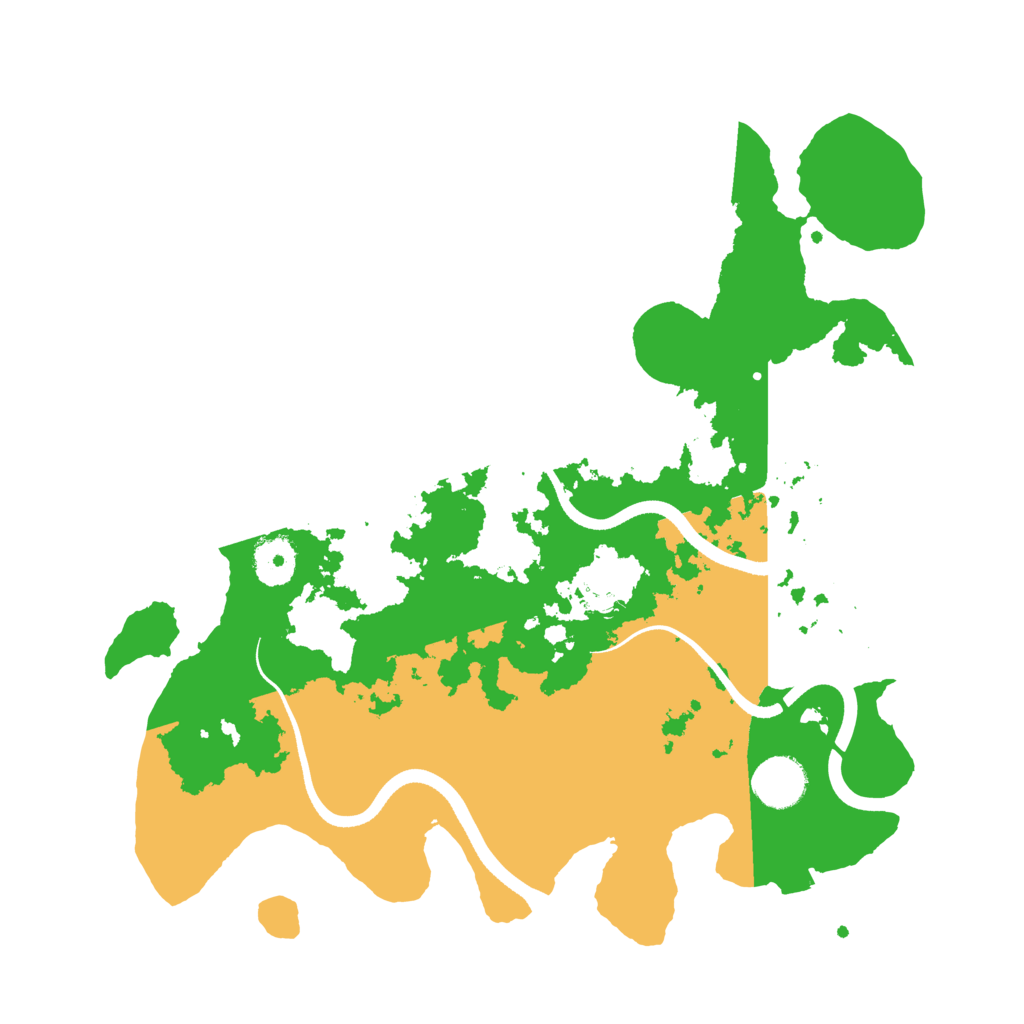 Biome Rust Map: Procedural Map, Size: 3500, Seed: 461364868