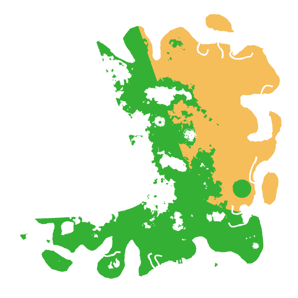 Biome Rust Map: Procedural Map, Size: 4300, Seed: 1672