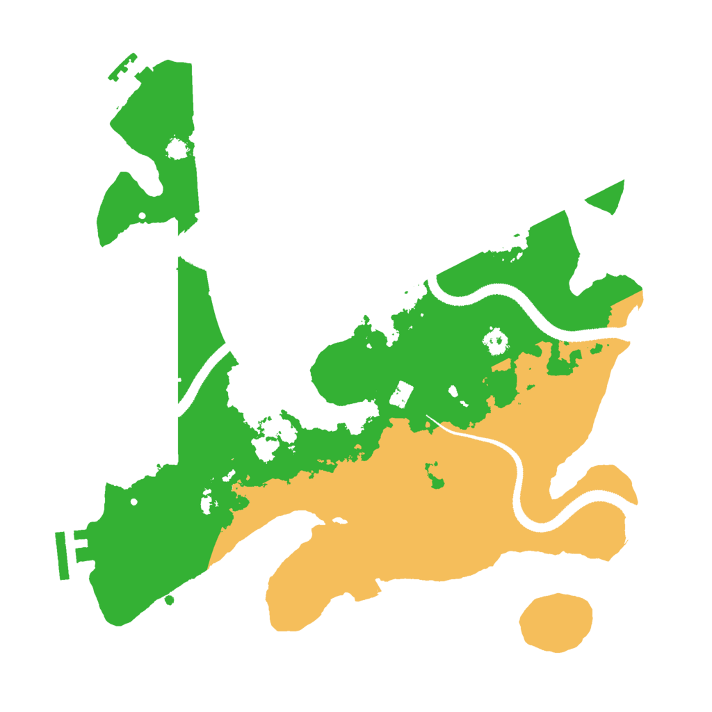 Biome Rust Map: Procedural Map, Size: 3000, Seed: 823940886
