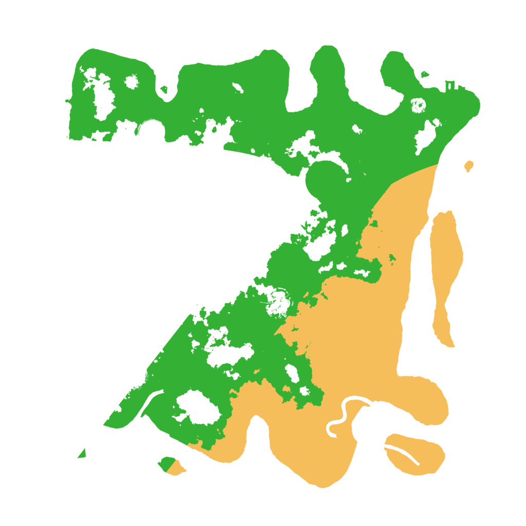 Biome Rust Map: Procedural Map, Size: 3500, Seed: 414941195
