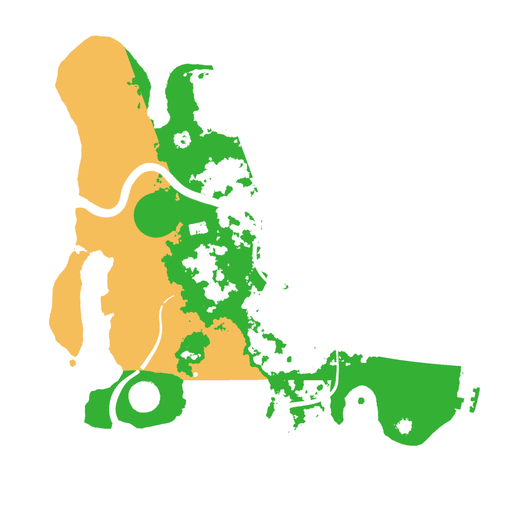Biome Rust Map: Procedural Map, Size: 3000, Seed: 960699555