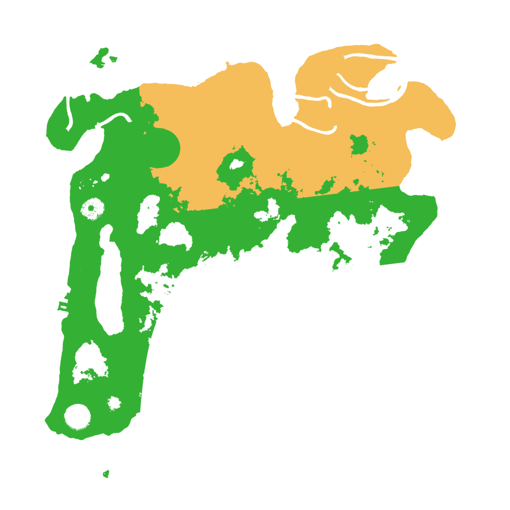 Biome Rust Map: Procedural Map, Size: 3500, Seed: 37798605