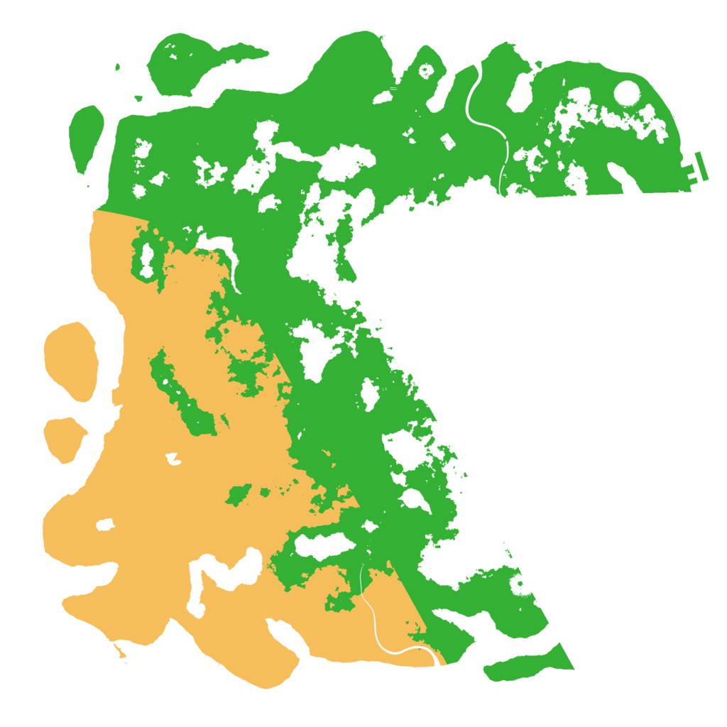 Biome Rust Map: Procedural Map, Size: 5000, Seed: 214748364