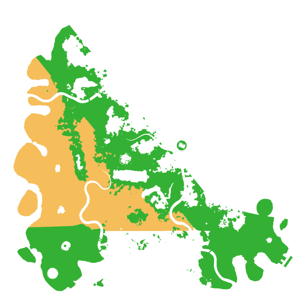 Biome Rust Map: Procedural Map, Size: 5000, Seed: 309296094