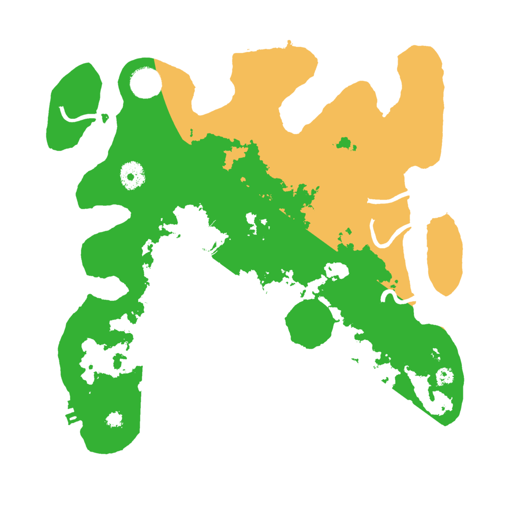 Biome Rust Map: Procedural Map, Size: 3000, Seed: 1799497548