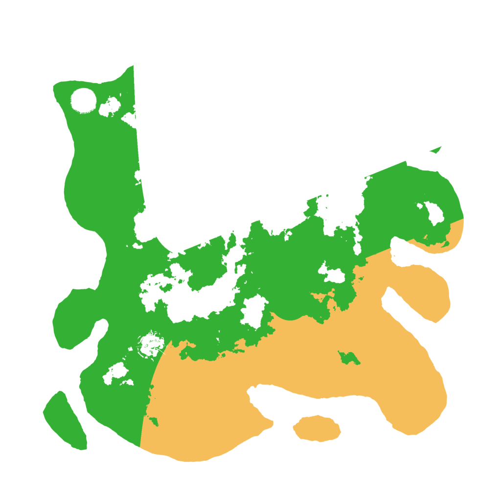 Biome Rust Map: Barren, Size: 3500, Seed: 5