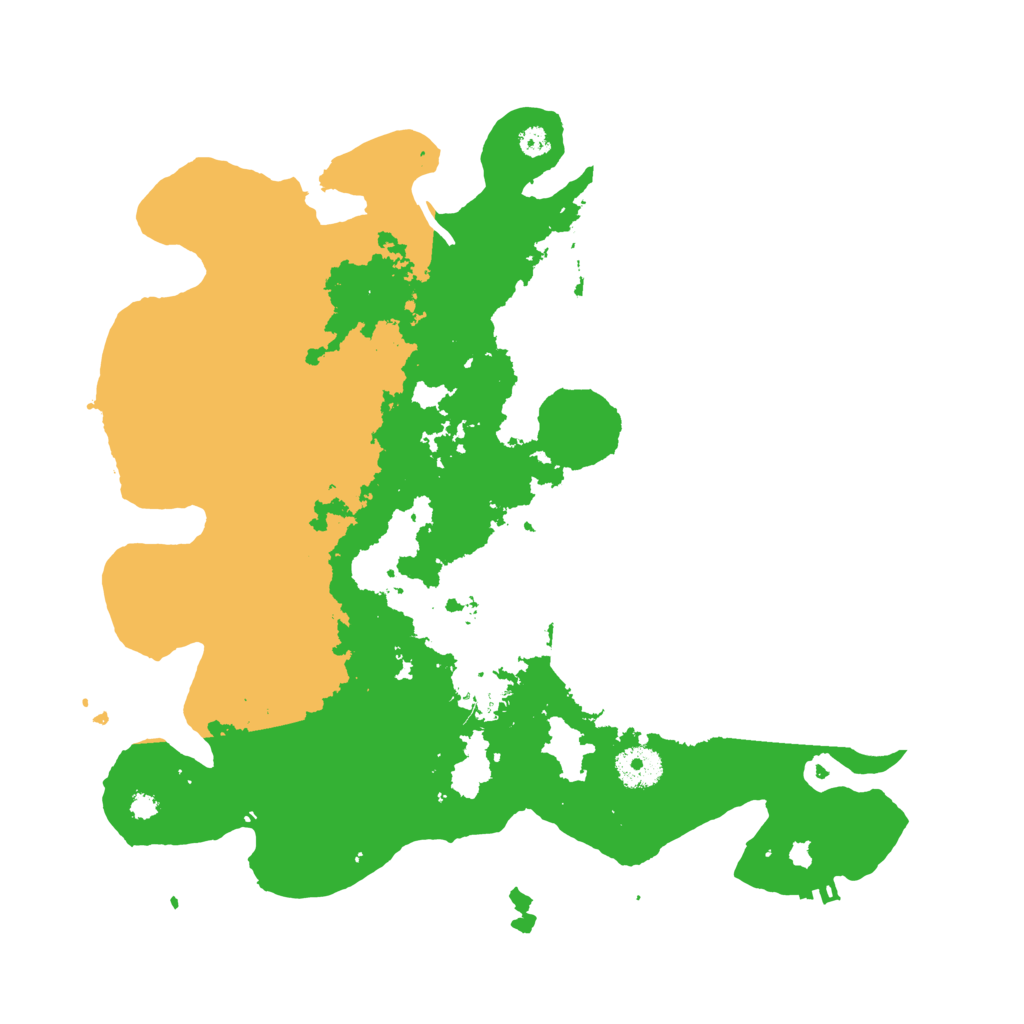 Biome Rust Map: Procedural Map, Size: 3500, Seed: 145497742