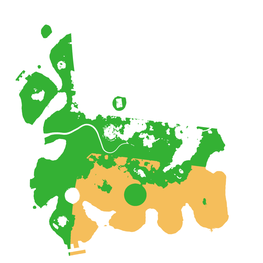 Biome Rust Map: Procedural Map, Size: 3100, Seed: 2147483645