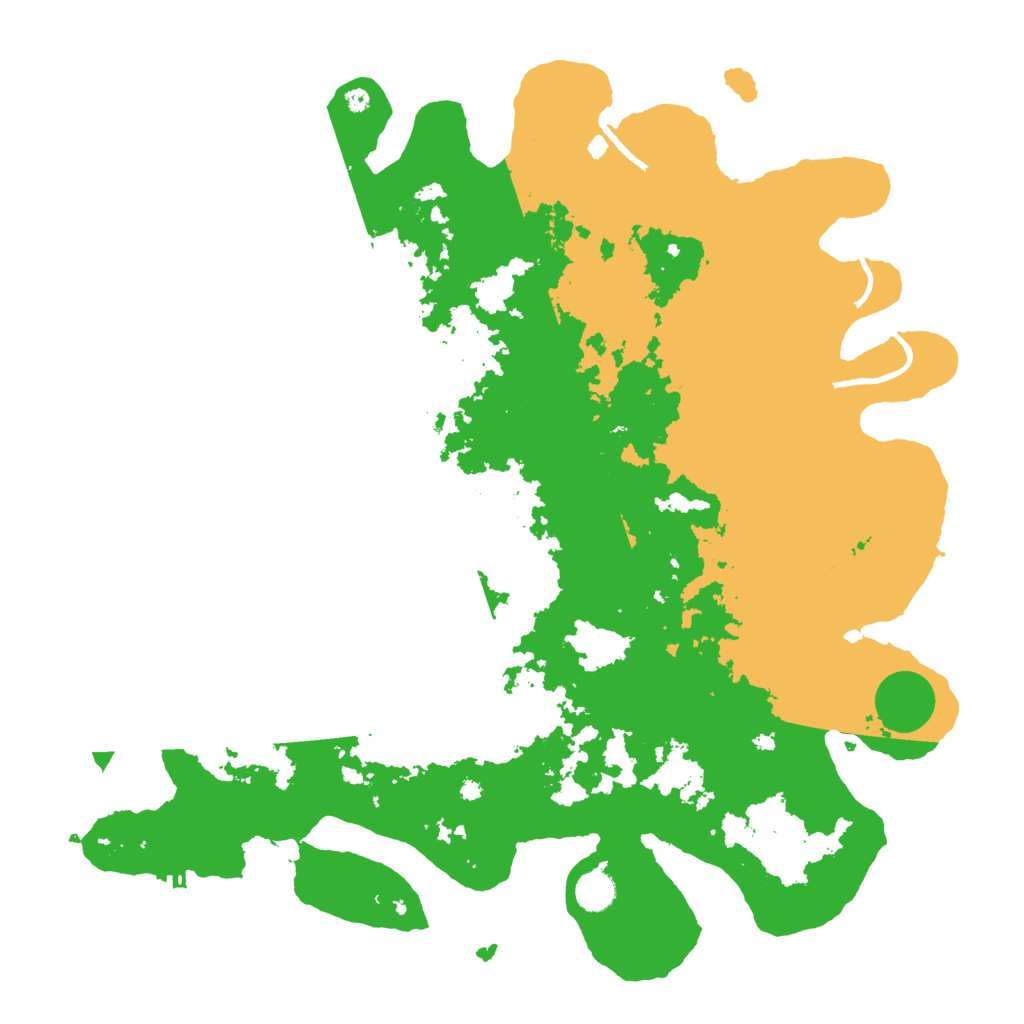 Biome Rust Map: Procedural Map, Size: 4500, Seed: 98491