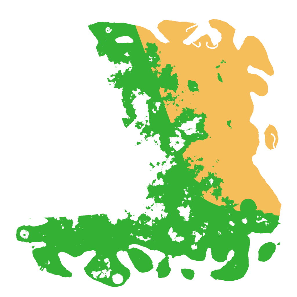 Biome Rust Map: Procedural Map, Size: 4999, Seed: 657187