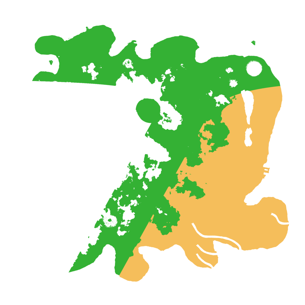 Biome Rust Map: Procedural Map, Size: 3500, Seed: 851489183