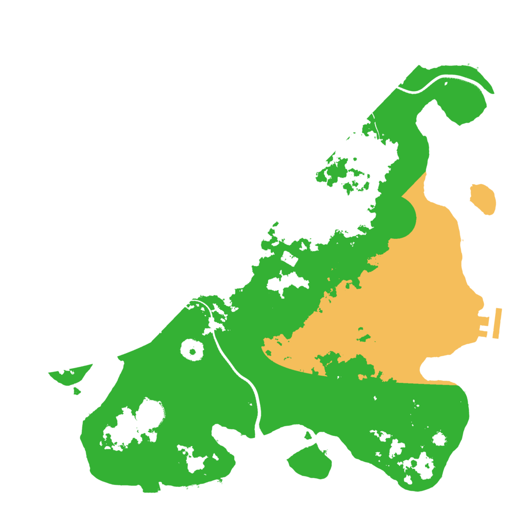 Biome Rust Map: Procedural Map, Size: 3500, Seed: 9885466