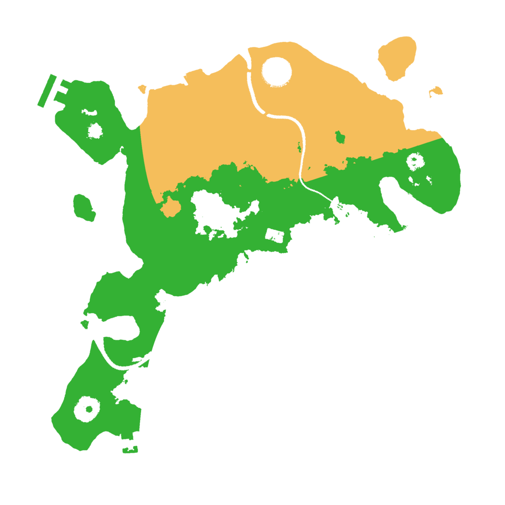 Biome Rust Map: Procedural Map, Size: 3000, Seed: 1729325597