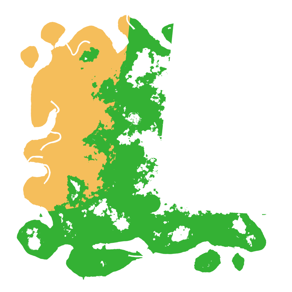 Biome Rust Map: Procedural Map, Size: 4350, Seed: 66545675