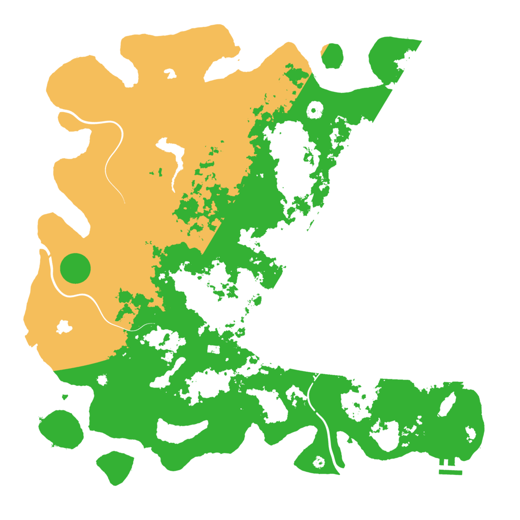 Biome Rust Map: Procedural Map, Size: 4500, Seed: 29092015