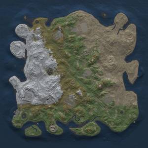 Thumbnail Rust Map: Procedural Map, Size: 4250, Seed: 146706326, 18 Monuments