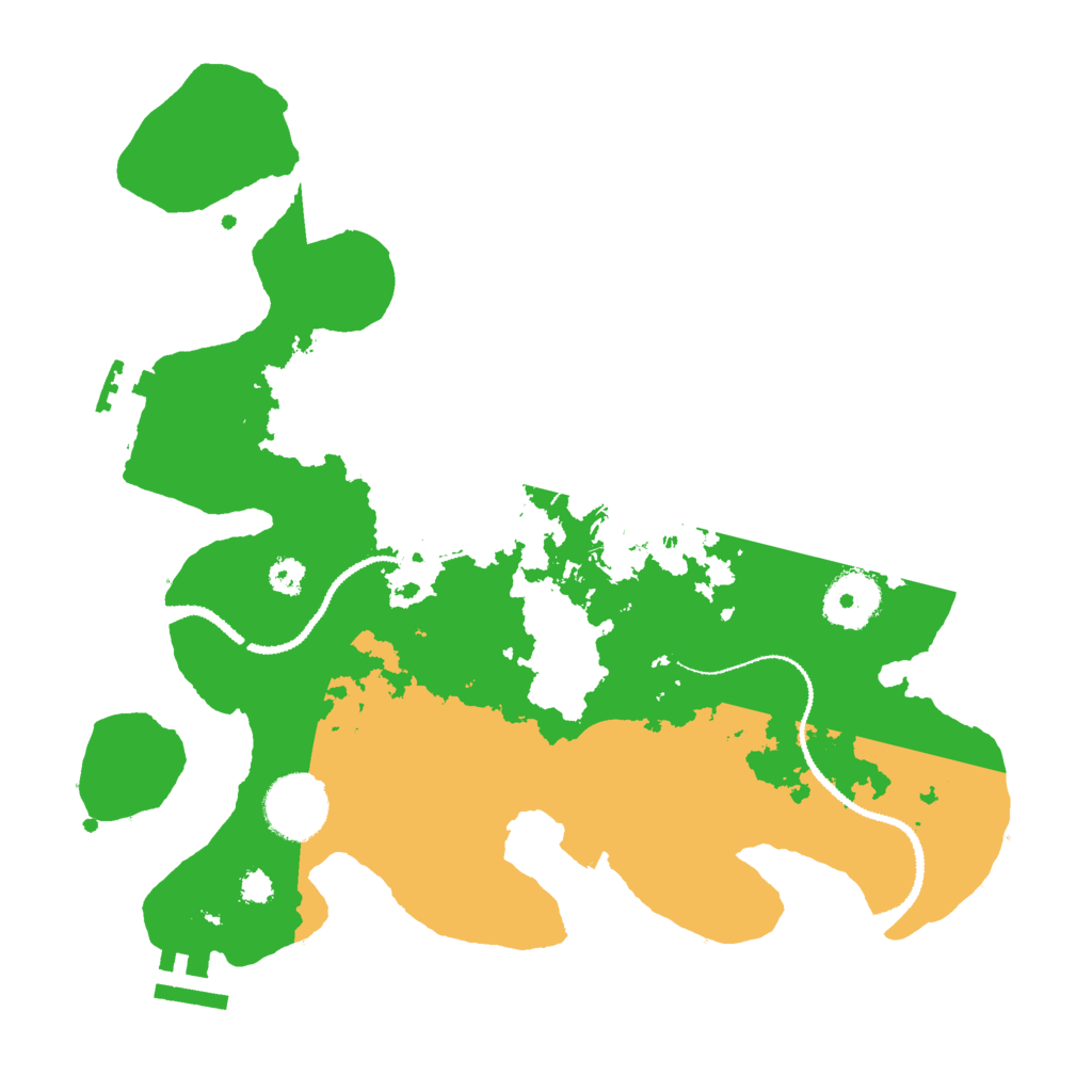 Biome Rust Map: Procedural Map, Size: 3000, Seed: 1092929