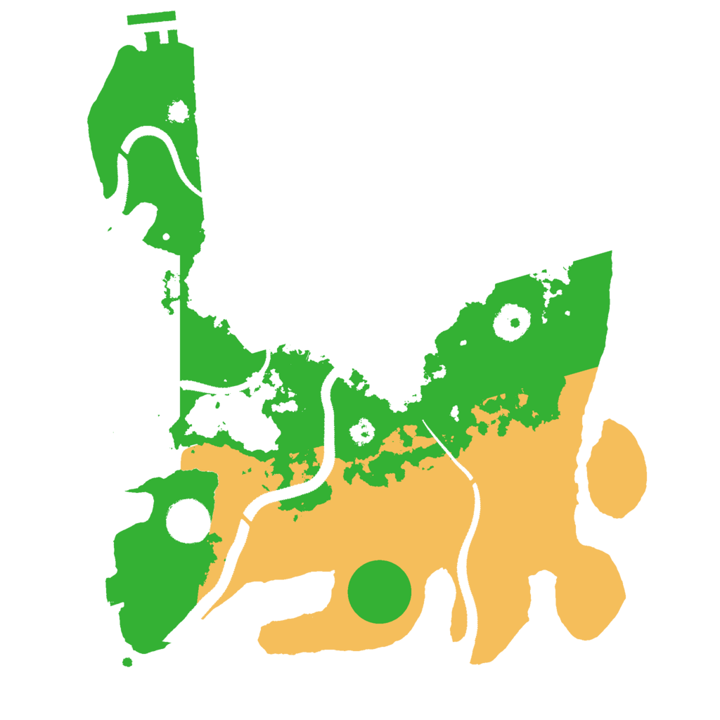 Biome Rust Map: Procedural Map, Size: 3000, Seed: 1546062560