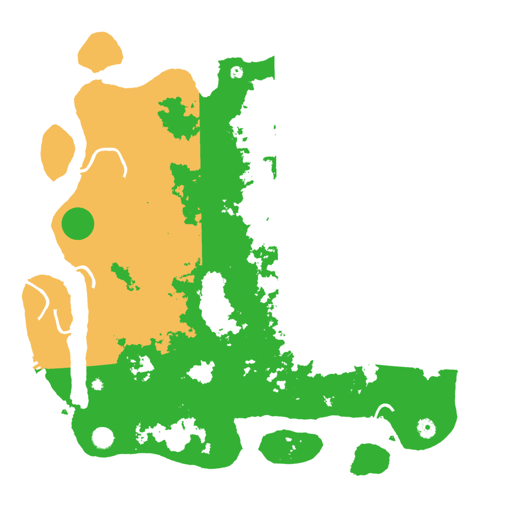 Biome Rust Map: Procedural Map, Size: 4100, Seed: 1122