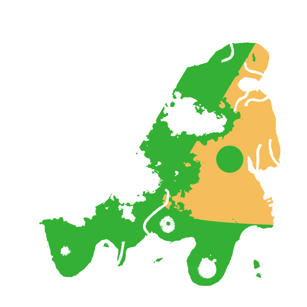 Biome Rust Map: Procedural Map, Size: 3000, Seed: 1181829794
