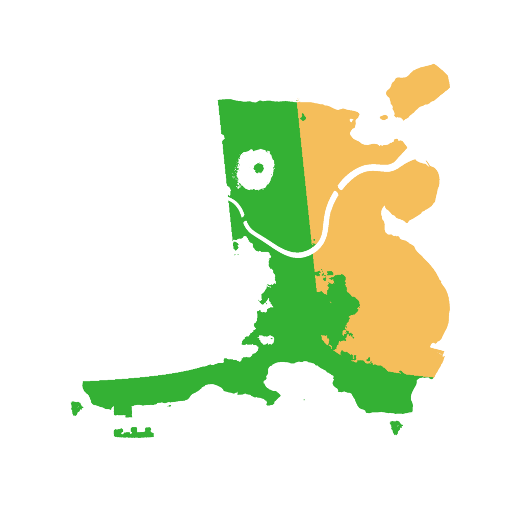Biome Rust Map: Procedural Map, Size: 2000, Seed: 30408